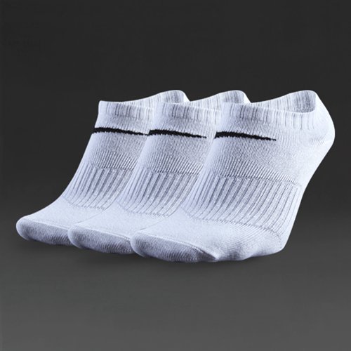 Nike Trainer Socks 3 Pairs White for Men